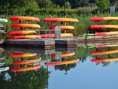 Treasure Cove Resort Marina Colorful Kayaks